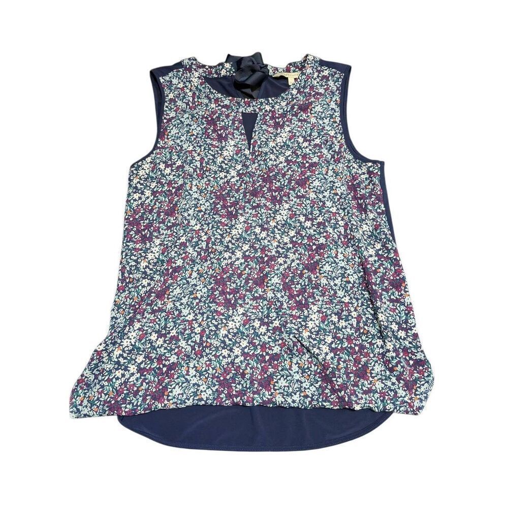 41 Hawthorn Clearwater Floral Surplice Blouse Women's Large